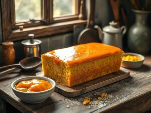 Bolo de Fubá com Goiabada Delícia